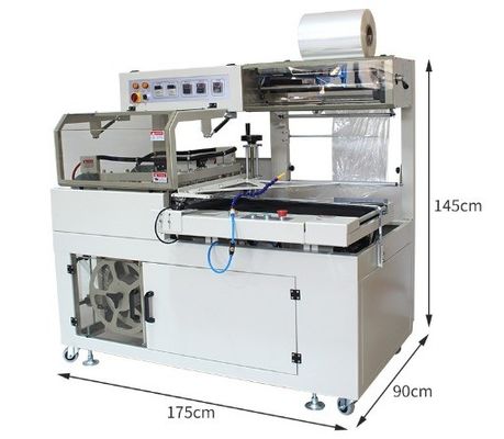 Automatische Maschine zum Versiegeln und Schneiden von Kartonfolie mit Handschellen