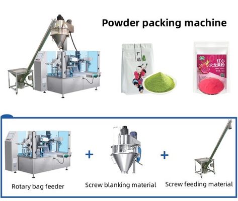 Maschine zur Verpackung von Granulatflüssigem Pulver mit mehrköpfiger computergestützter Kombination geeignet