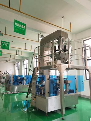 Automatisches Fütterungssystem Pulver Granulat Flüssigkeit Verpackungsmaschine für 10g-500g Beutel