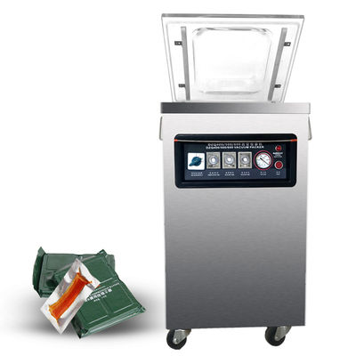 Holzverpackung Einzelkammer Vakuumverpackungsmaschine für Lebensmittel 540*490*940mm