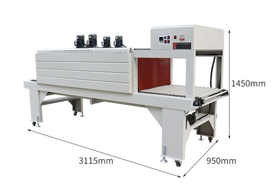 Automatische PE-Film-Schrumpfmaschine für Bier Getränke Mineralwasser Spannung 220V/380V