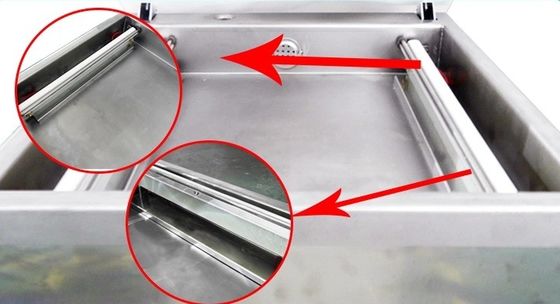 Vertikale Vakuumverpackungsmaschine mit einer einzigen Tiefenkammer für Lebensmittelversiegelungsgeräte