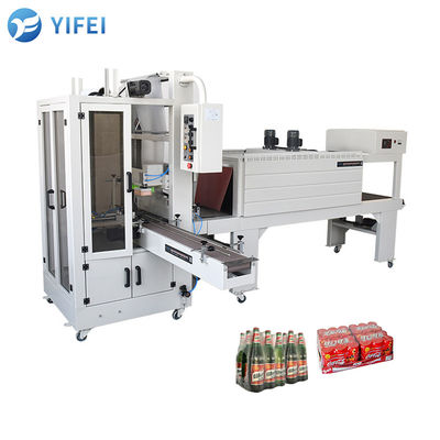 Flexible Convertor Halbautomatische Saft-Wasserflasche Hülse Schrumpfverpackungsmaschine