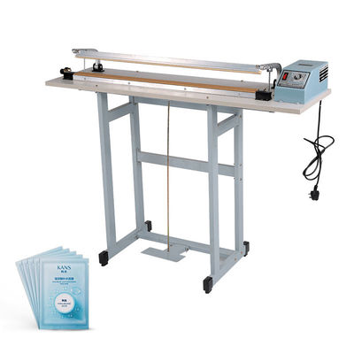 Durch Typ Fuß Pedal Taschen Pedal Versiegelungsmaschine mit Lebensmittel-Grade Cutter und Versiegelung