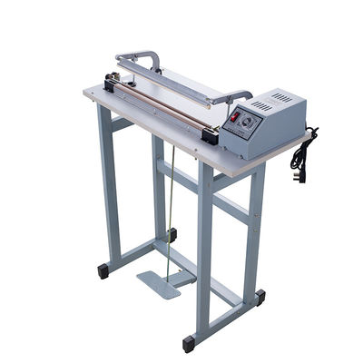 Durch Typ Fuß Pedal Taschen Pedal Versiegelungsmaschine mit Lebensmittel-Grade Cutter und Versiegelung