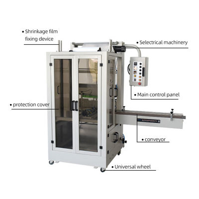 210 KG Halbautomatische PE-Film-Schrumpf-Tunnel-Verpackungsmaschine für individuelle Verpackungen