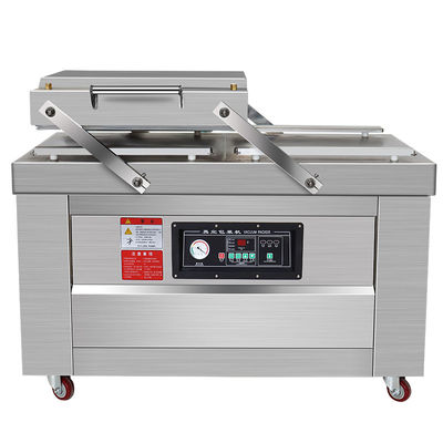 2.1KW Doppelkammer Vakuumverpackungsmaschine für Bekleidung/chemische Flüssigkeit/Bedrohungstaschen