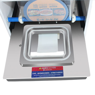 Industrie-Fastfood-Lunchbox-Tray-Siegelmaschine mit anpassbarer Handpressform