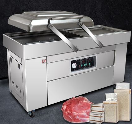Edelstahl 304 DZ-600/2SB Doppelkammer Vakuumverpackungsmaschine für lange Dauer