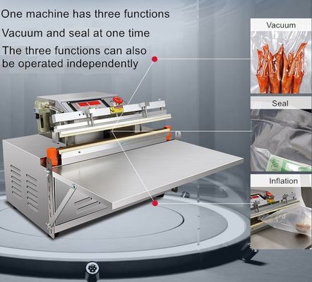 Bequeme DZ-600W Außendüse Vakuumsiegelmaschine für Fisch-Fleisch-Lebensmittelverpackungen