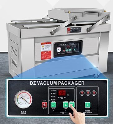 Doppelkammer Vakuumverpackungsmaschine Ideal für elektrisch angetriebene Schweinefleischverpackungen