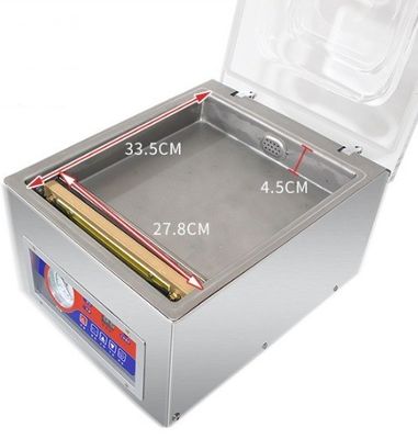 Edelstahl-Einzelkammer-Vakuumsiegel 41*32*29 für Lebensmittel- und Getränkeverpackungslinie