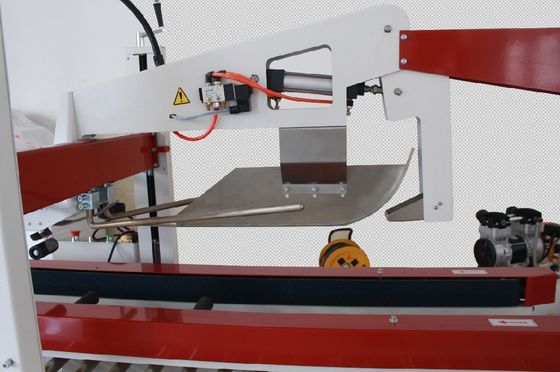 Kartonschachtel-Erector-Bodenversiegeler Automatischer Kartonsiegeler Vier-Ecken-Kantenversiegelungsmaschine Kartonsiegelung Verpackungslinie
