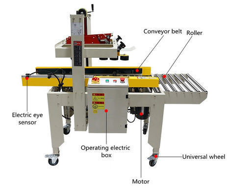 Einfache Bedienung Smart Box Karton Strapping Machine mit Rahmengröße 887W*582H OEM ODM