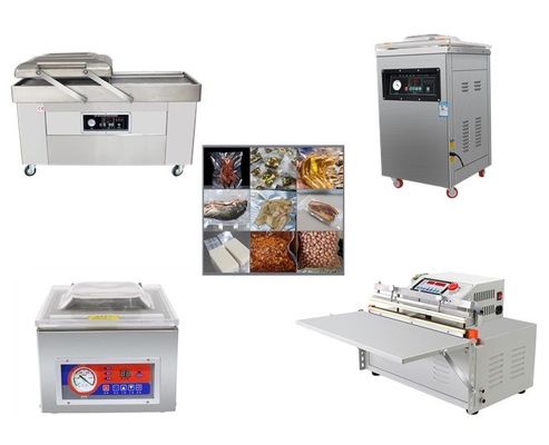 Elektrische Doppelkammer Vakuumverpackungsmaschine DZQ 400 Vakuumverpackung für Hautverpackung