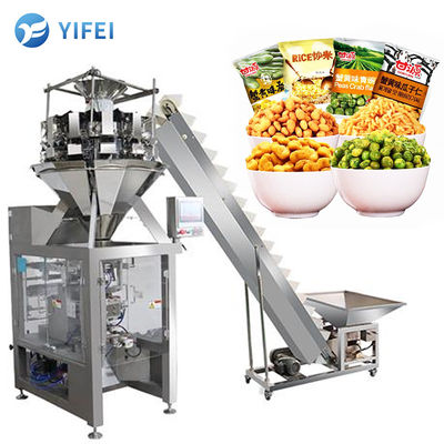 Hochgenaue automatische Fütterungschips, die vertikale Verpackungsmaschine für Nussbeutel wiegen