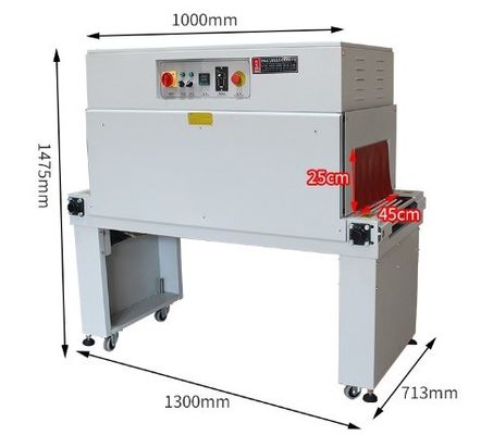 Automatische Wärmeempfindliche Papierrollen Schrumpfverpackungsmaschine