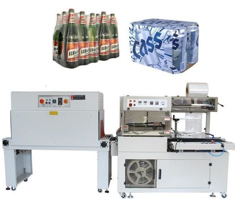 Automatische Wärmeempfindliche Papierrollen Schrumpfverpackungsmaschine