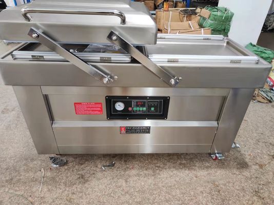 Leistungsstarke Vakuumpumpe CE-zertifizierte automatische Stickstofffüllmaschine/Doppelkammer-Snacks-Verpackungsmaschine