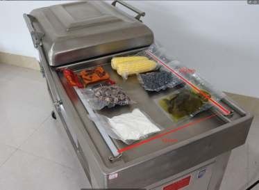 Gewerbliche DZ 600 Doppelkammer-Vakuum-Fleischverpackungsmaschine mit 600 mm Dichtungslänge