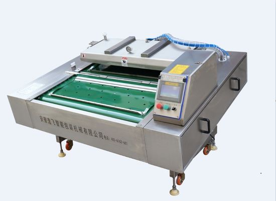 Ausgezeichnete Leistung kontinuierlicher Förderband rollende Vakuumverpackungsmaschine 500 KG