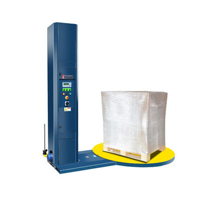 Große Holzbox Film-Stretch-Walling-Maschine mit 1500mm Drehtisch und Dreharm