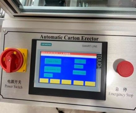 Glasverpackungsmaterial Hochgeschwindigkeit 25 Kartons pro Minute Automatische Versiegelungsmaschine