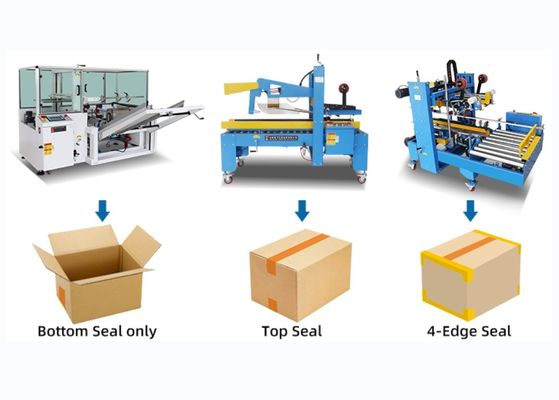Jahr 2021 Automatische Karton-Erektor-Dichtmaschine für Vier-Eck-Dichtungs-Verpackungslinie