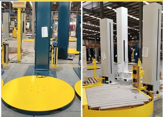 Automatische Verpackungsmaschine zur Verpackung von Paletten mit Streckfilm