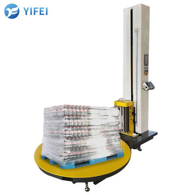 Automatische Stretch Wrap Drehtischmaschine für Textilien 2600*1500*2550mm für glatte Verpackung