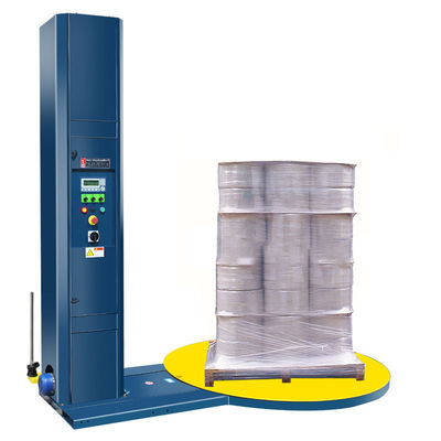 2400 mm Spaltenhöhe Vollautomatische Paletten-Stretch-Walling-Maschine für Kunststofffolie