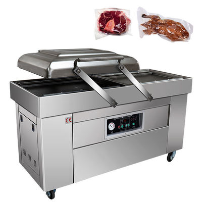Kompakte Vakuumdichtmaschine DZ500 Kammer Lebensmittel Fleisch Dichtung Verpackungsmaschine Pulverpacker