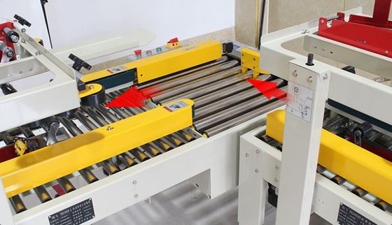 1830x670x1230mm Automatische horizontale Kartonbox Kreuzversiegelung Klebeband Verpackungslinie
