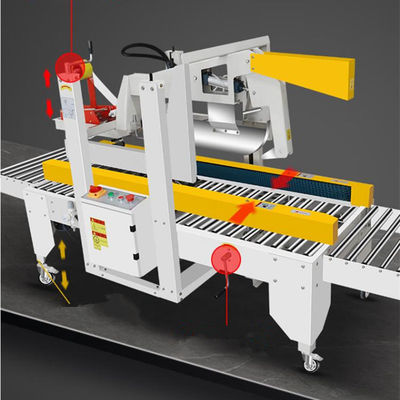 Bequeme Semi-Auto-Flap-Faltkarton-Kassensiegelmaschine für Warenverpackungen
