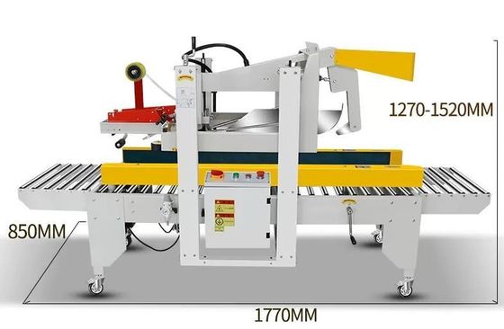 Bequeme Semi-Auto-Flap-Faltkarton-Kassensiegelmaschine für Warenverpackungen