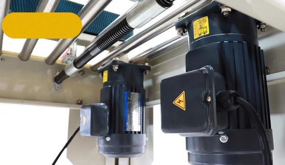 400 Watt halbautomatische Klappe Ordner Box Karton Fall Versiegelungsmaschine mit links-rechts Antrieb