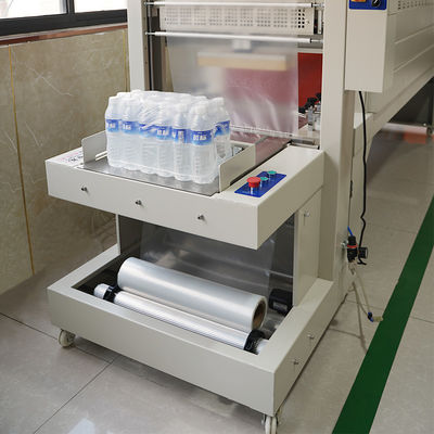 Spannungsschweißschneidfunktion 500 ml Flaschen-Schrumpfverpackungsmaschine für 12 Packungen 220V