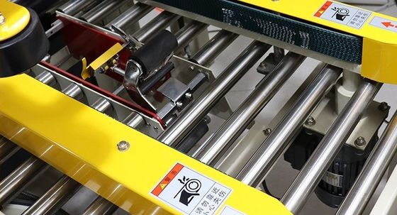 Automatische Linke und Rechte Antrieb Gürtel Kartonkoffer Box Versiegelungsmaschine mit einfacher Bedienung