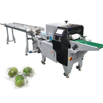 Verdichtungsfunktion 220V automatische Eiscreme Eis Lolly Kegel Creme Bar FLOW Verpackungsmaschine