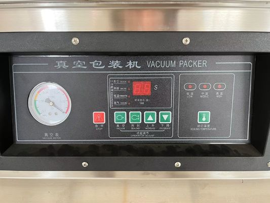 DZ600 Automatischer Doppelkammer-Vakuumsiegelgerät für Fischfleisch-Wurst-Rindfleisch-Garnelenverpackungen