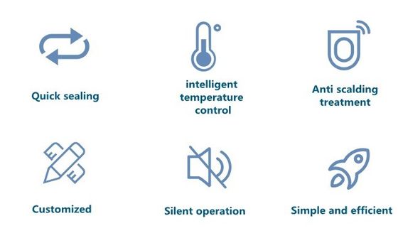 Verpackungsart Taschen Automatischer Vakuumversiegeler für Lebensmittel Verpackung von Lebensmitteln in Lunchboxen