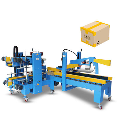 Automatische Karton-Erektor-Dichtmaschine mit Oberklappen und Palletizer-Karton-Verpackungslinie