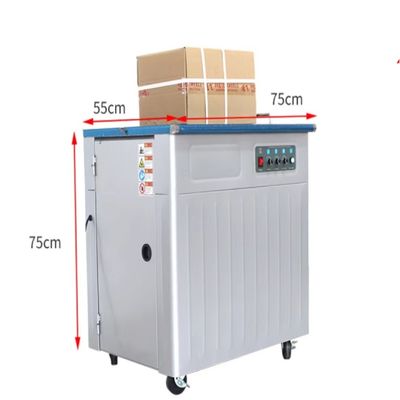 Halbautomatische Kartonschachtel-Streifmaschine mit Doppelmotoren und Ersatzteilen