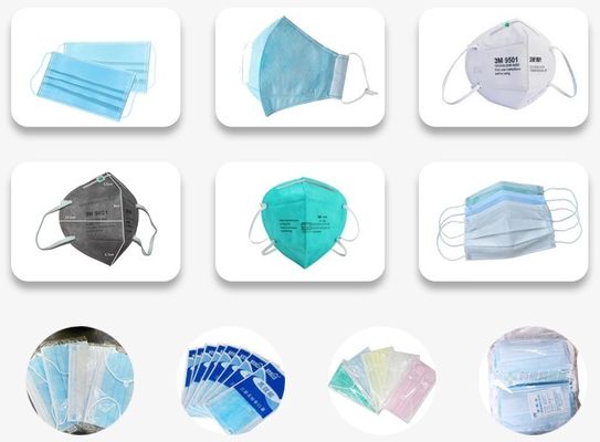 Max Filmbreite 80-220mm Hochgeschwindigkeitsmaschine zur Verpackung von Einwegmasken