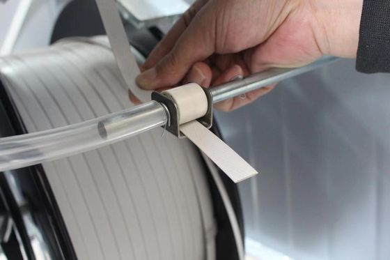 Halbautomatische Kartonbandmaschine mit PP-Bindemöglichkeit und Funktion