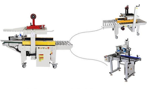 Links- und Rechtsantrieb Kartonversiegelungsmaschine für Verpackungen Kartonhöhe 90-420mm anwenden