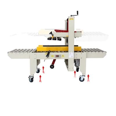 Längere als 130 mm Kartonlänge Halbautomatischer Kartonversiegeler für Lebensmittelverpackungen