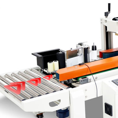 Neueste automatische Etikettierungs- und Versiegelungsmaschine für Kartonpakete für die E-Commerce-Logistik
