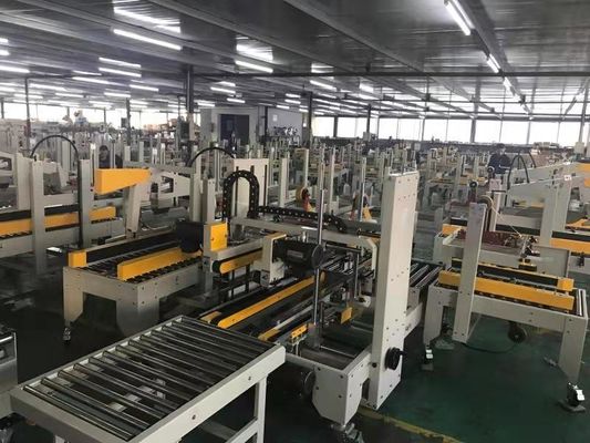 1830*670*1230mm Halbautomatische Linke und Rechte Antrieb Gürtel Kartonband Versiegelungsmaschine