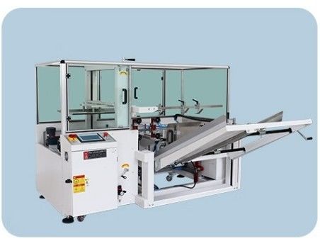 Vollautomatischer Karton-Erector-Packer-Linienentwurf mit Palettiergeschwindigkeit 8-12 Stück/Min